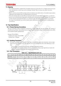 TL1L3-DW0 Datasheet Page 12