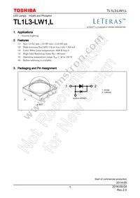 TL1L3-LW1 Datasheet Cover