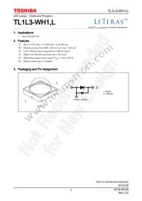 TL1L3-WH1 Datasheet Cover