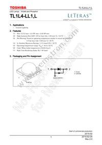 TL1L4-LL1 Datasheet Cover