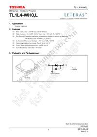 TL1L4-WH0 Datasheet Cover