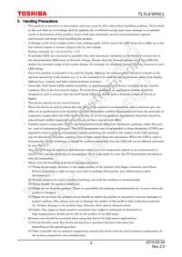 TL1L4-WH0 Datasheet Page 3