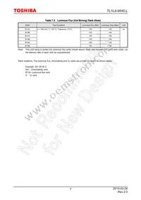 TL1L4-WH0 Datasheet Page 7