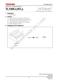 TL1WK-LW1 Datasheet Cover