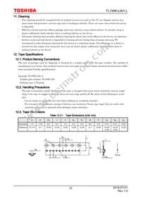 TL1WK-LW1 Datasheet Page 12