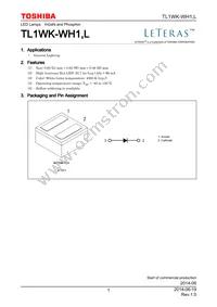 TL1WK-WH1 Datasheet Cover