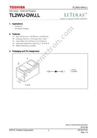 TL2WU-DWJ Datasheet Cover