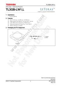 TL3GB-LW1 Datasheet Cover