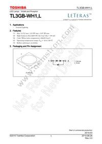 TL3GB-WH1 Datasheet Cover