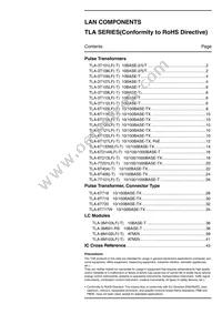 TLA-3M601-RS Datasheet Cover