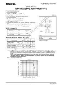 TLBF1100C(T11(O Datasheet Cover