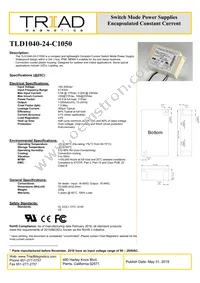 TLD1040-24-C1050 Datasheet Cover