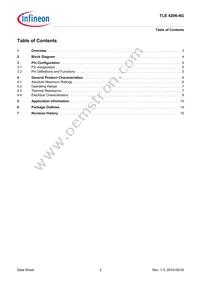 TLE42064GXUMA1 Datasheet Page 2