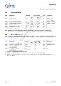 TLE42064GXUMA1 Datasheet Page 7