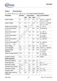 TLE4267NKSA1 Datasheet Page 10