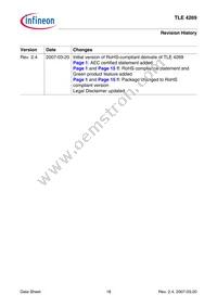 TLE4269GLNTMA1 Datasheet Page 18