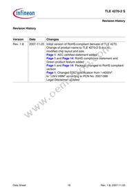 TLE42702SAKSA1 Datasheet Page 16