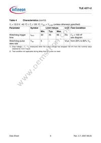 TLE42712SNKSA1 Datasheet Page 9