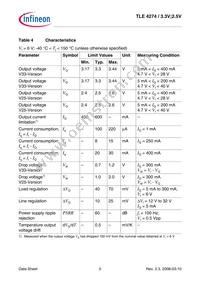 TLE4274GSV33NTSA1 Datasheet Page 5