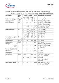 TLE4284DV26ATMA1 Datasheet Page 6