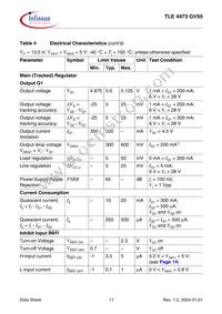 TLE4473GV55AUMA1 Datasheet Page 11