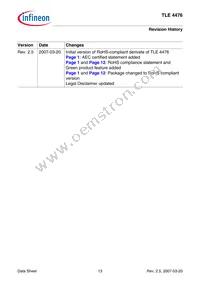 TLE4476DATMA2 Datasheet Page 13