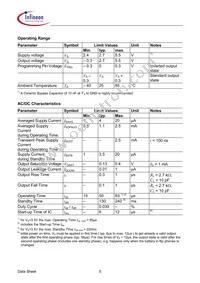TLE4917HTSA1 Datasheet Page 5