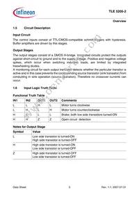 TLE52052GPAUMA1 Datasheet Page 5