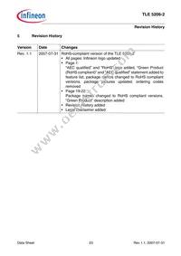 TLE5206-2GP Datasheet Page 23