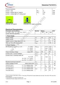 TLE6214L Datasheet Page 3