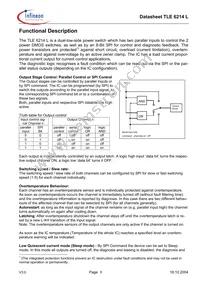 TLE6214L Datasheet Page 6