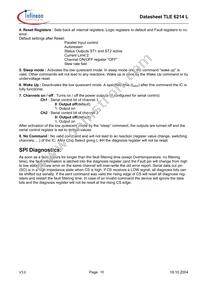 TLE6214L Datasheet Page 10
