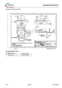 TLE6214L Datasheet Page 21