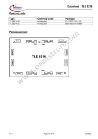 TLE6216G Datasheet Page 14