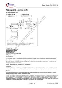TLE6225GXUMA1 Datasheet Page 9