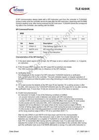 TLE6244XAQMA1 Datasheet Page 10