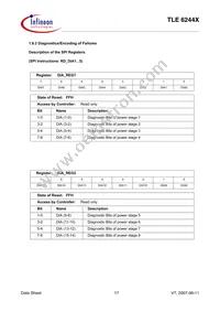 TLE6244XAQMA1 Datasheet Page 17