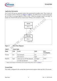 TLE6251DSNTMA1 Datasheet Page 6