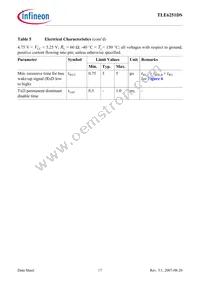 TLE6251DSNTMA1 Datasheet Page 17