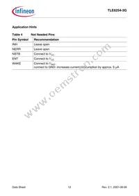 TLE62543GXUMA2 Datasheet Page 12