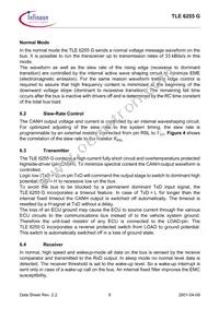 TLE6255GNTMA1 Datasheet Page 6