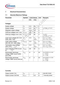 TLE62633GXUMA1 Datasheet Page 18