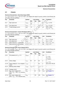 TLE6270RAUMA1 Datasheet Page 23