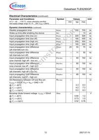 TLE6280GPAUMA2 Datasheet Page 13