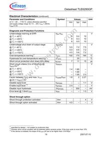 TLE6280GPAUMA2 Datasheet Page 14