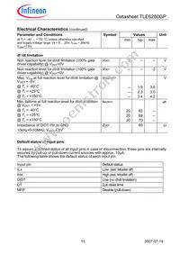 TLE6280GPAUMA2 Datasheet Page 15