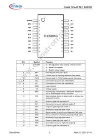TLE6281GXUMA1 Datasheet Page 3