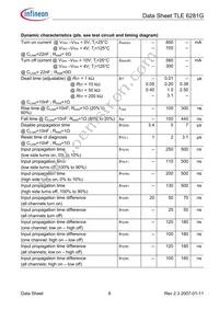 TLE6281GXUMA1 Datasheet Page 6