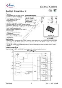 TLE6282GXUMA1 Datasheet Cover