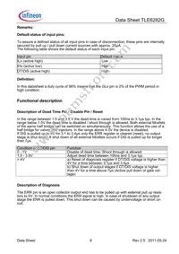 TLE6282GXUMA1 Datasheet Page 8